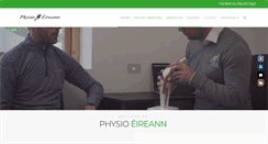 Desktop Screenshot of physioeireann.com