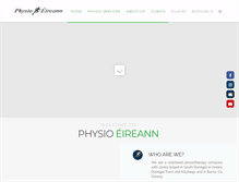 Tablet Screenshot of physioeireann.com